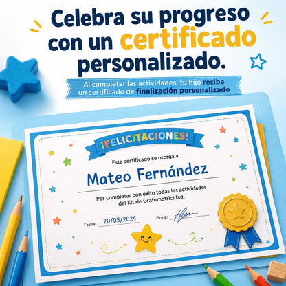 🔥 Mega Pack 9×1 de Grafomotricidad: más de 350 actividades para desarrollar la escritura mientras juega.