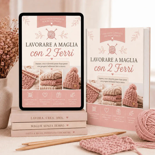 Tejer con dos agujas