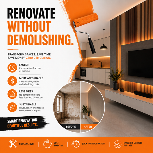 Renovate Without Demolishing