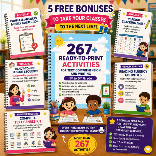Stop Improvising Classes — 267+ Printable Activities + 5 FREE Bonuses